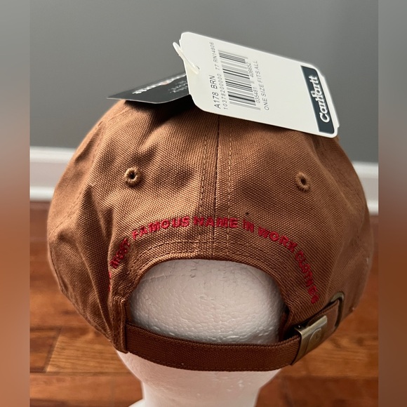 NWT- Vintage-Carhartt Since 1889 Embroidered Canvas StrapBack 2007  Hat - Picture 4 of 10
